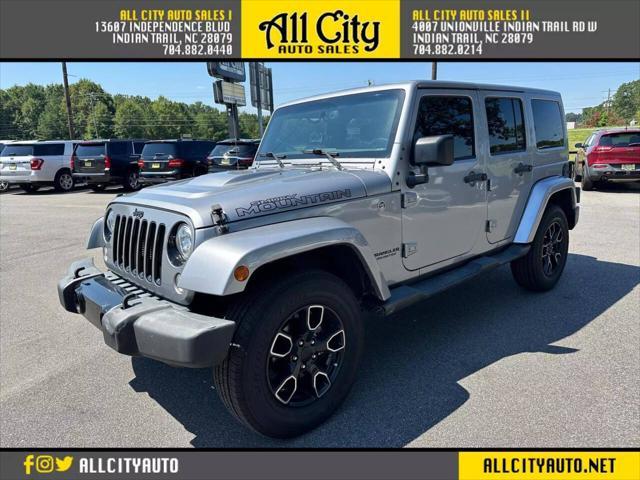 used 2017 Jeep Wrangler Unlimited car, priced at $21,798