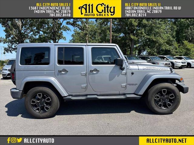 used 2017 Jeep Wrangler Unlimited car, priced at $21,798