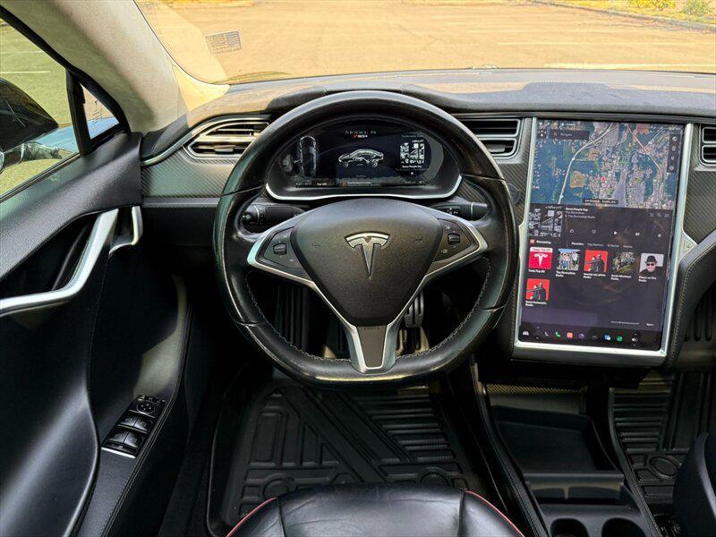 used 2014 Tesla Model S car, priced at $15,988