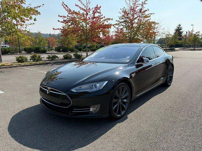 used 2014 Tesla Model S car, priced at $15,988