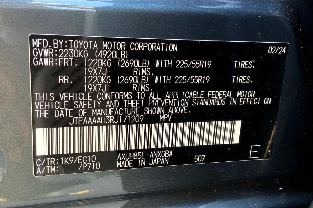 new 2024 Toyota Venza car, priced at $41,983
