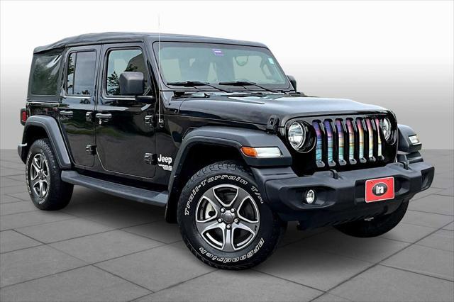 used 2018 Jeep Wrangler Unlimited car, priced at $21,500