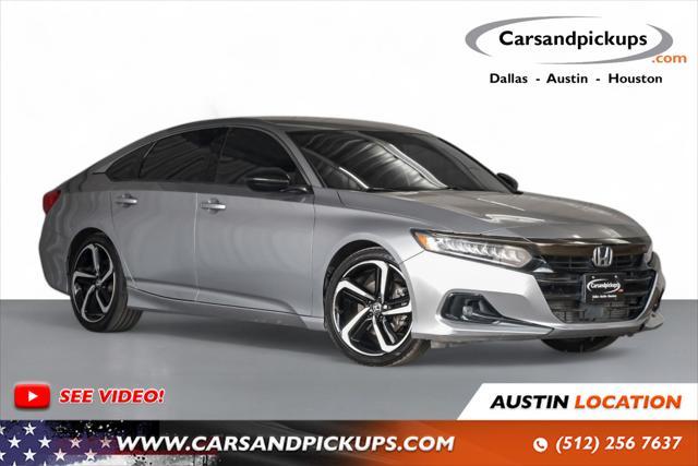 used 2021 Honda Accord car, priced at $21,895