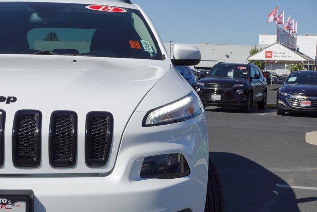 used 2018 Jeep Cherokee car, priced at $18,788