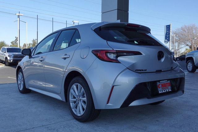 new 2025 Toyota Corolla Hatchback car, priced at $24,834