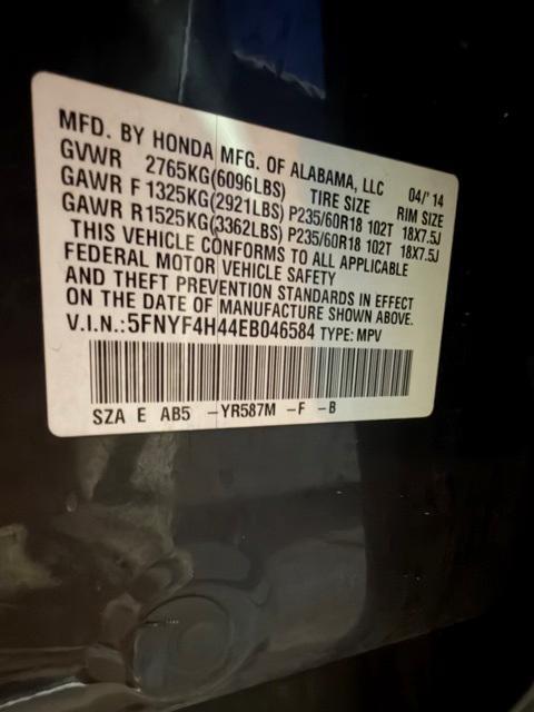 used 2014 Honda Pilot car, priced at $7,500