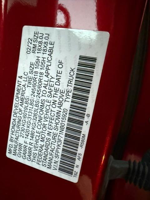 used 2022 Honda Ridgeline car, priced at $35,727
