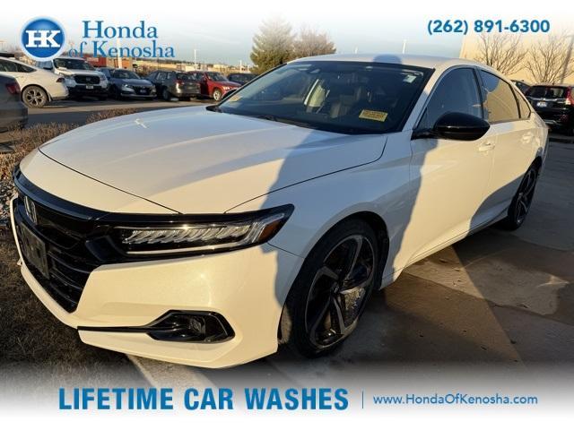 used 2021 Honda Accord car, priced at $22,801