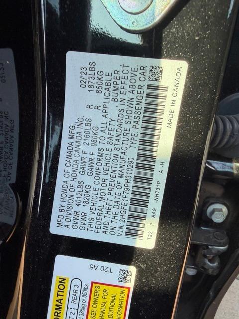 used 2023 Honda Civic car, priced at $24,283