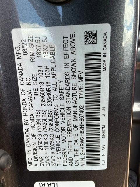 used 2022 Honda CR-V car, priced at $29,753