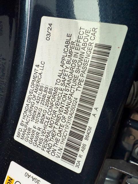 used 2024 Honda Accord car, priced at $28,991