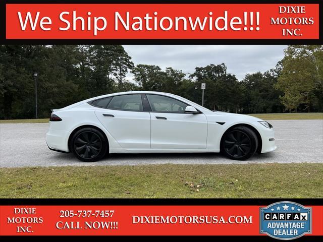 used 2022 Tesla Model S car, priced at $74,995