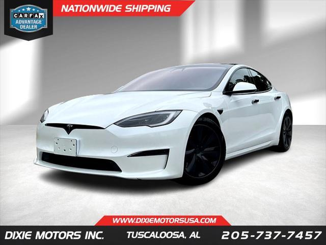 used 2022 Tesla Model S car, priced at $74,995