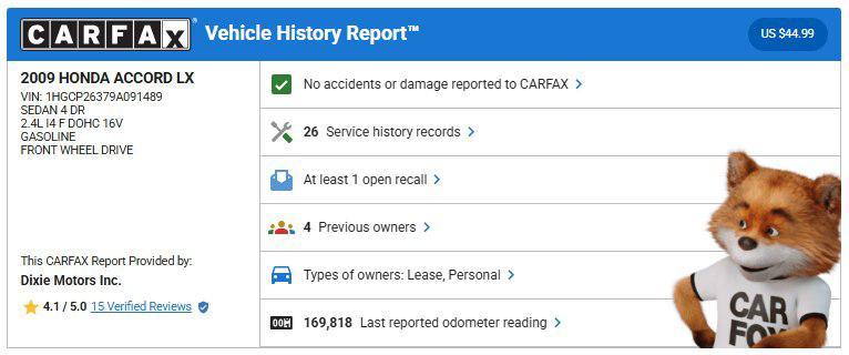 used 2009 Honda Accord car, priced at $7,995