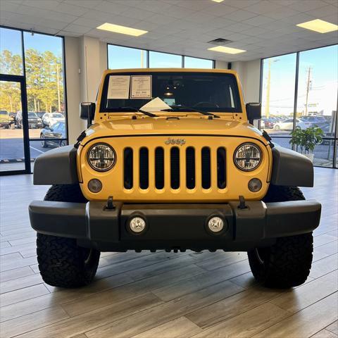 used 2015 Jeep Wrangler Unlimited car, priced at $21,995