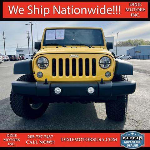 used 2015 Jeep Wrangler Unlimited car, priced at $23,995