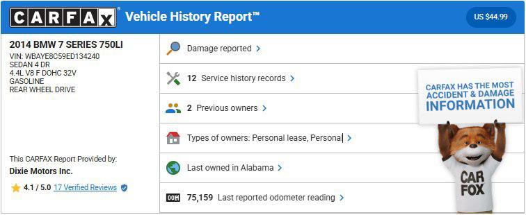 used 2014 BMW ALPINA B7 car, priced at $16,995