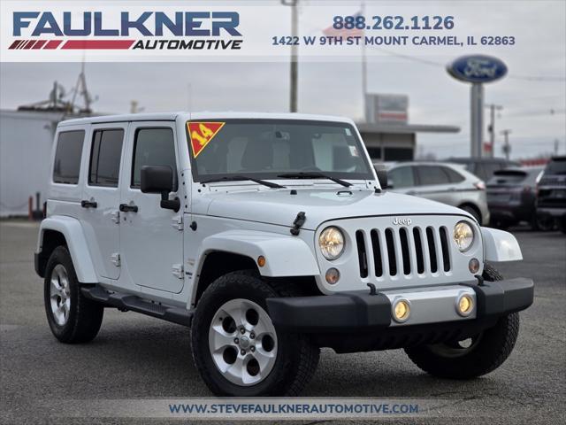 used 2014 Jeep Wrangler Unlimited car, priced at $16,487