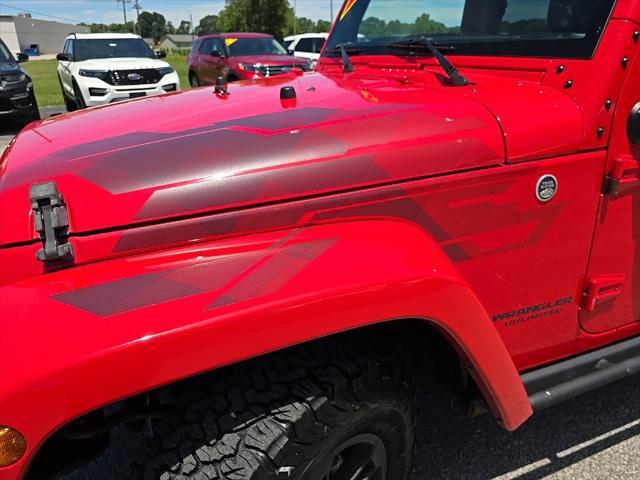 used 2017 Jeep Wrangler Unlimited car, priced at $19,899