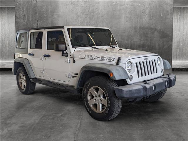used 2015 Jeep Wrangler Unlimited car, priced at $17,946