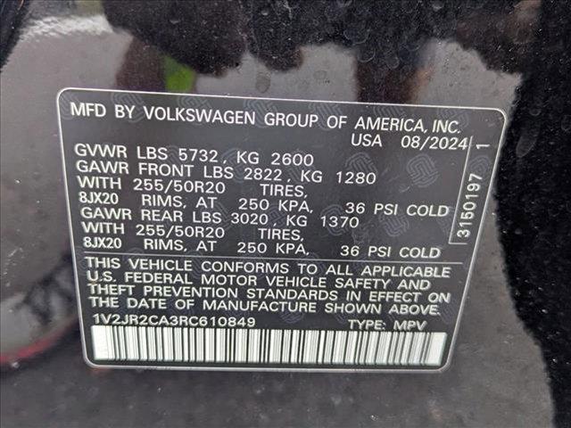used 2024 Volkswagen Atlas car, priced at $30,701