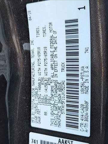 used 2018 Toyota Tundra car, priced at $36,744