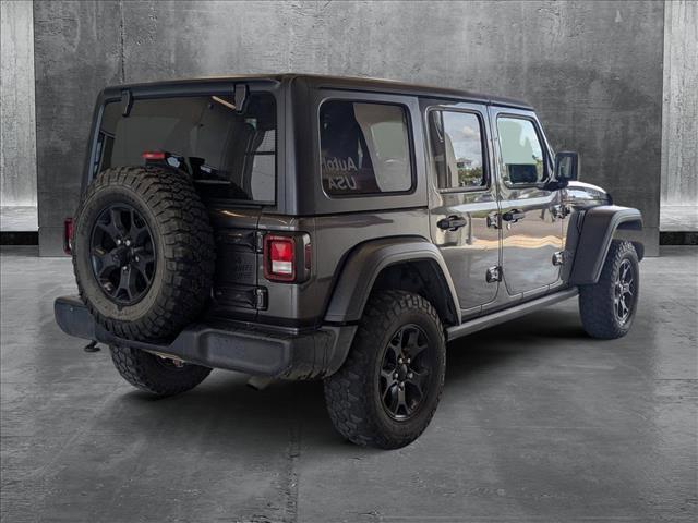 used 2021 Jeep Wrangler Unlimited car, priced at $27,198