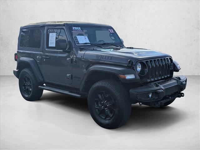 used 2022 Jeep Wrangler car, priced at $24,999