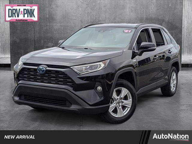 used 2021 Toyota RAV4 Hybrid car, priced at $26,498