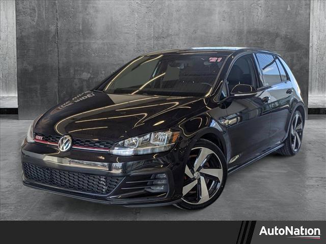 used 2021 Volkswagen Golf GTI car, priced at $20,598