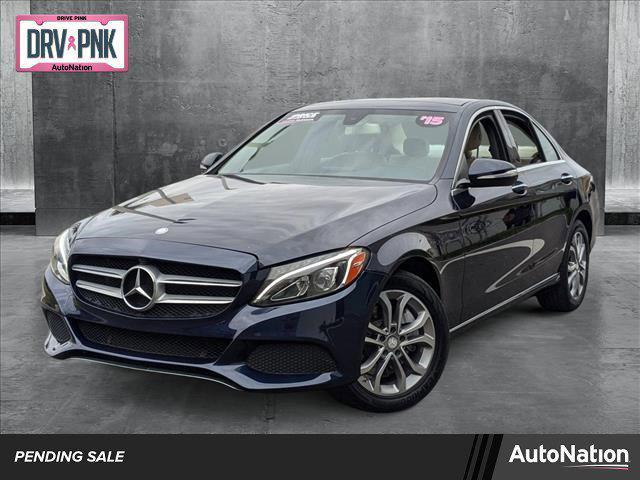 used 2015 Mercedes-Benz C-Class car, priced at $12,380