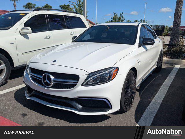 used 2018 Mercedes-Benz AMG C 63 car, priced at $30,999
