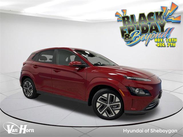 used 2022 Hyundai Kona EV car, priced at $18,748