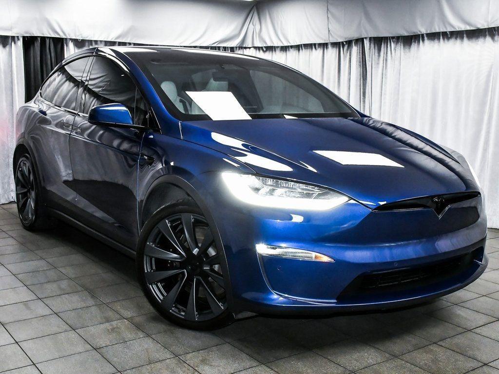 used 2022 Tesla Model X car, priced at $53,888