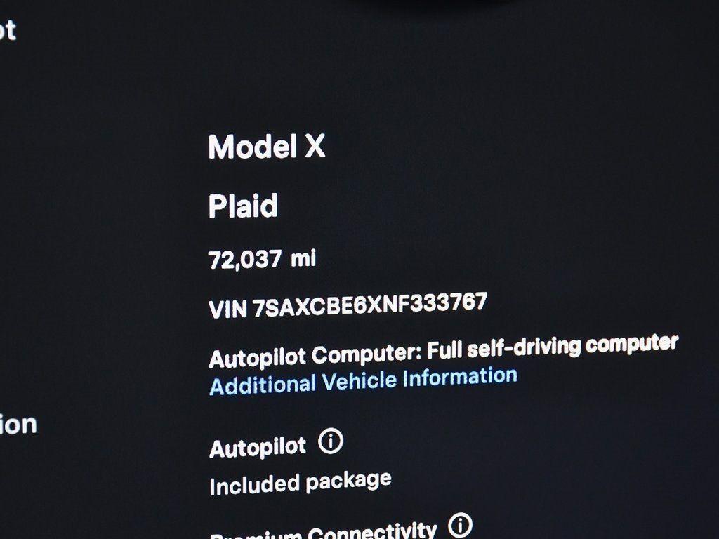 used 2022 Tesla Model X car, priced at $53,888