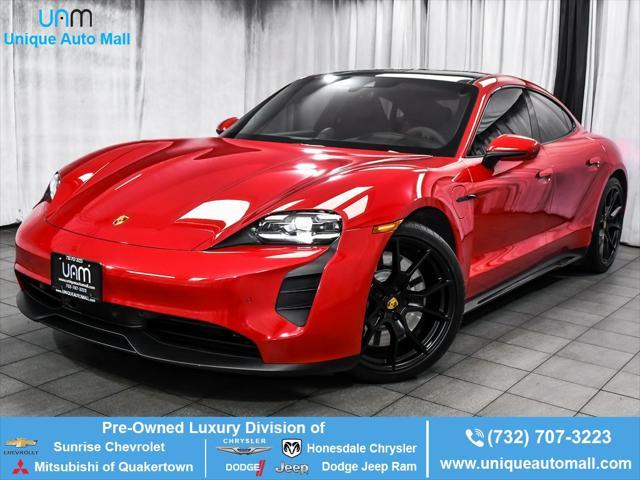 used 2022 Porsche Taycan car, priced at $78,888