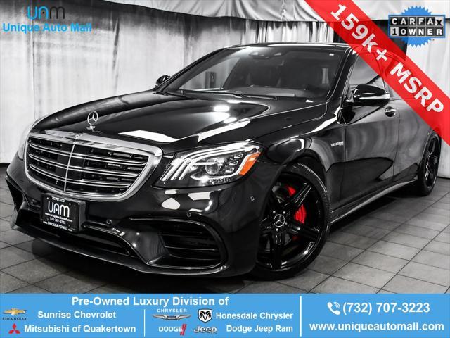 used 2020 Mercedes-Benz AMG S 63 car, priced at $85,444