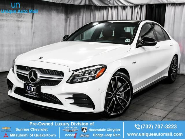 used 2021 Mercedes-Benz AMG C 43 car, priced at $39,888