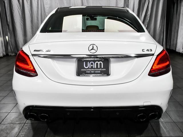 used 2021 Mercedes-Benz AMG C 43 car, priced at $39,888