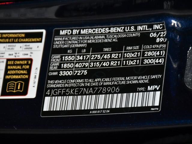 used 2022 Mercedes-Benz GLS 450 car, priced at $55,888