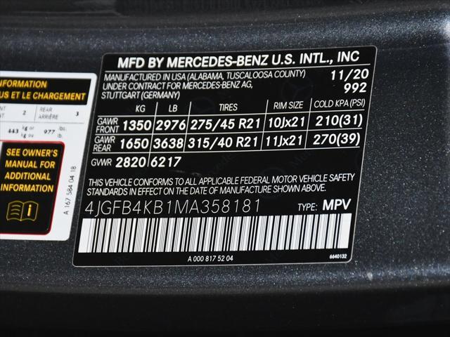 used 2021 Mercedes-Benz GLE 350 car, priced at $37,777