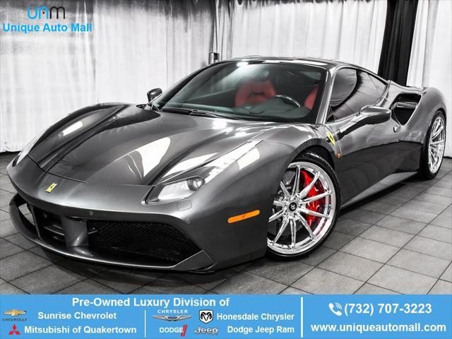 used 2018 Ferrari 488 GTB car, priced at $242,888