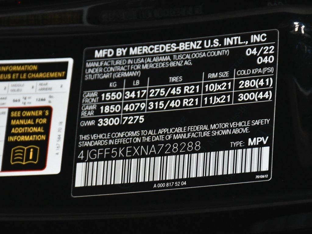 used 2022 Mercedes-Benz GLS 450 car, priced at $43,888