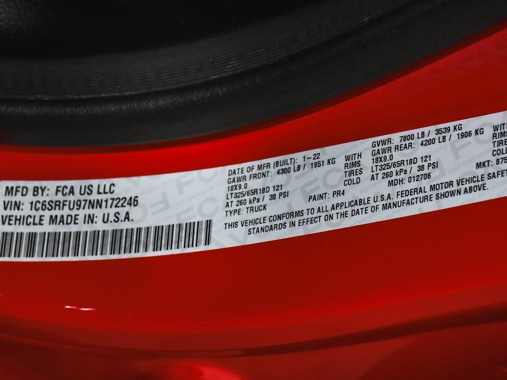 used 2022 Ram 1500 car, priced at $69,888