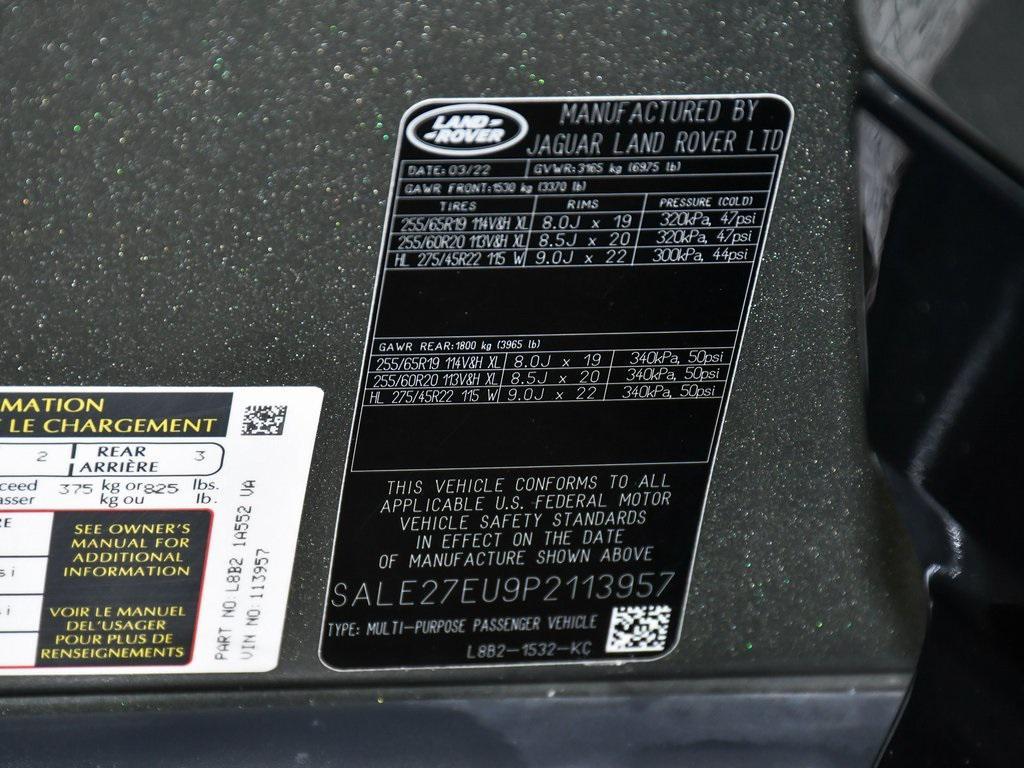 used 2023 Land Rover Defender car, priced at $52,555