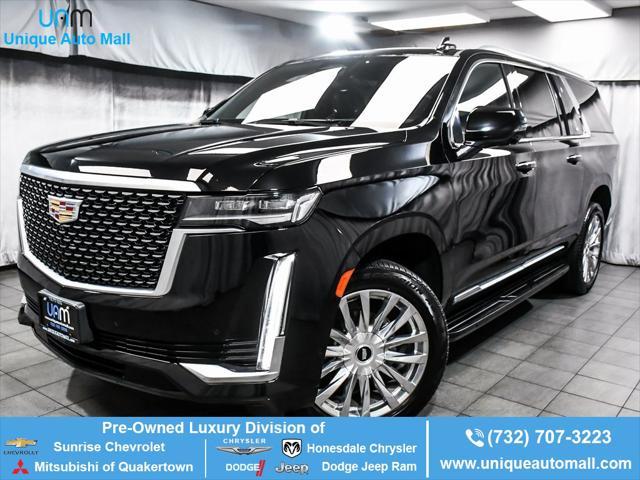 used 2021 Cadillac Escalade ESV car, priced at $58,888