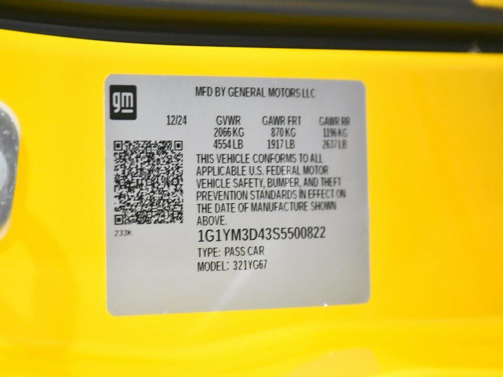 used 2025 Chevrolet Corvette E-Ray car, priced at $124,888