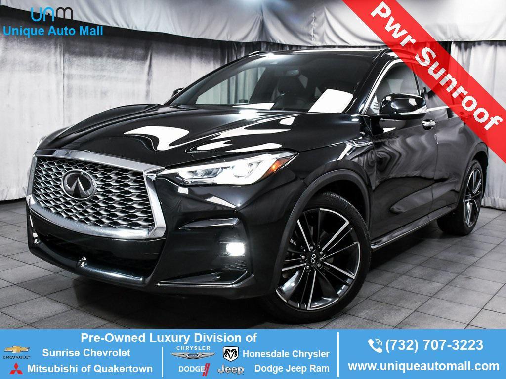 used 2022 INFINITI QX55 car, priced at $28,490