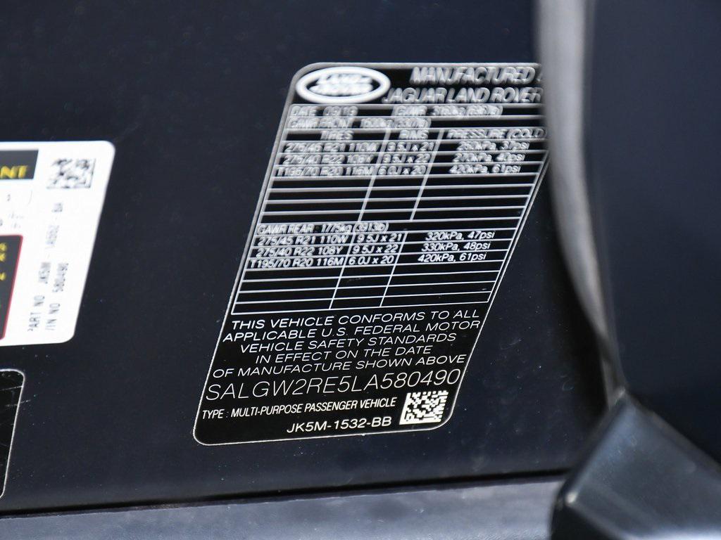 used 2020 Land Rover Range Rover car, priced at $65,555