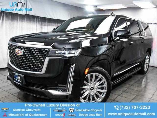 used 2022 Cadillac Escalade ESV car, priced at $61,888